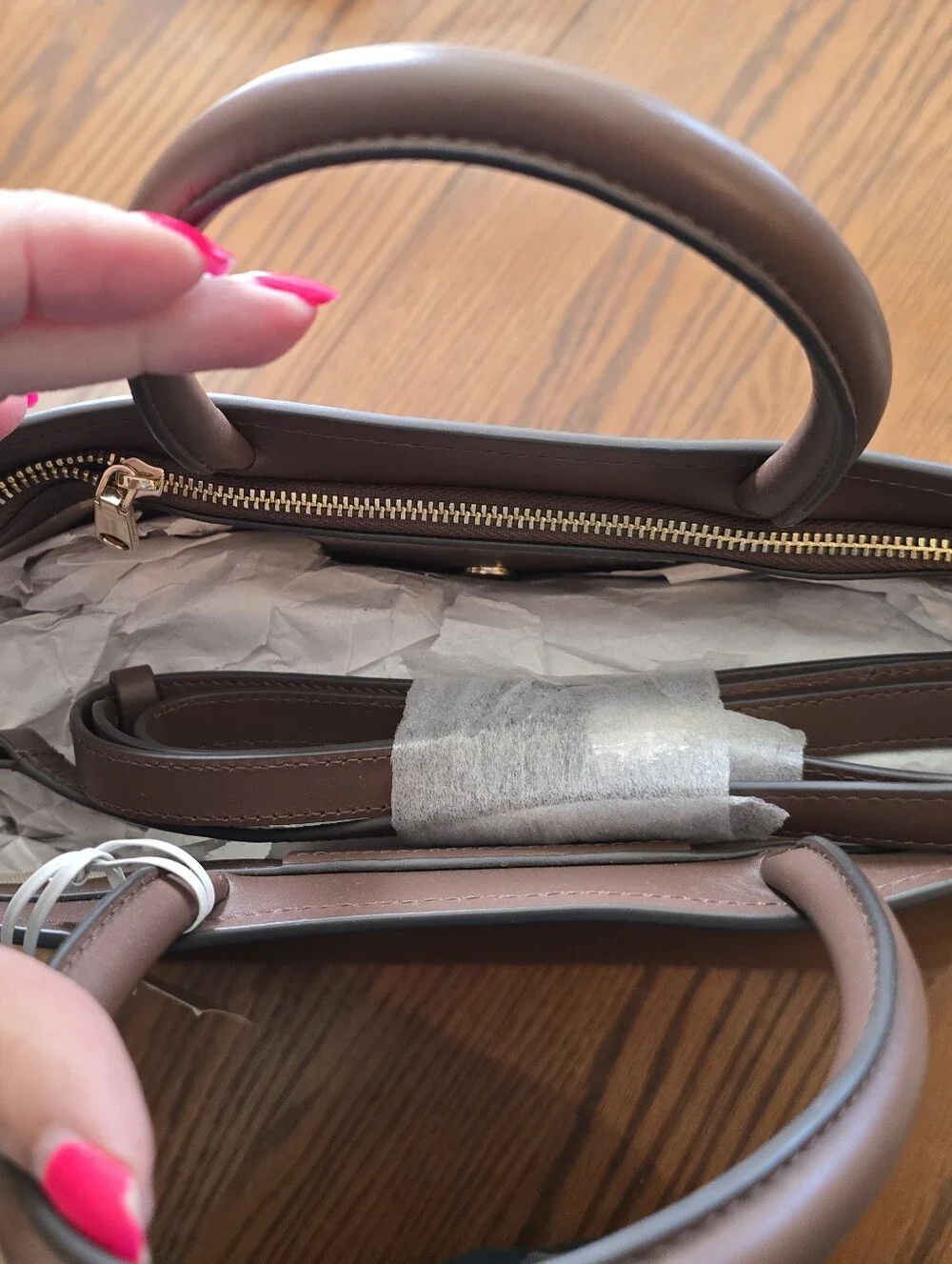 Radley Medium Ziptop Grab Bag In Walnut Brown. NWT. Gift.